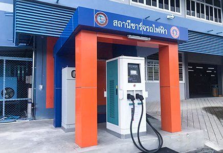 与PTT合作直流120kW